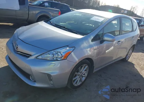 2014 Toyota Prius V Five from USA, damaged, VIN JTDZN3EU0EJ013077